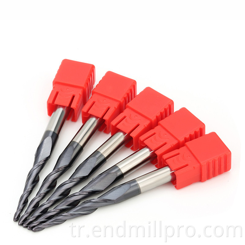 tapered end mill